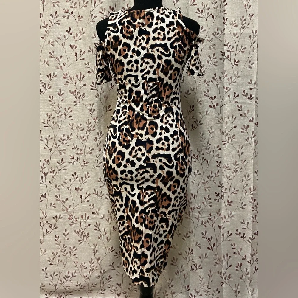 Venus - Cold-Shoulder Mini Dress (NWT) - Picture 2 of 11